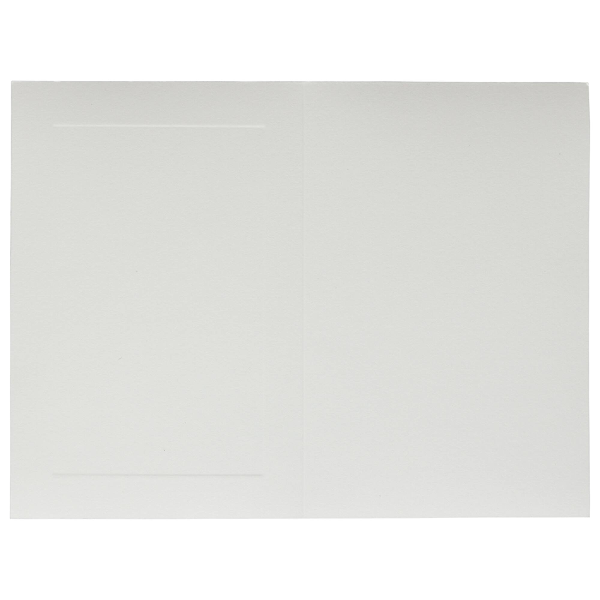JAM Paper 4.625" x 6.25" White Panel Blank Foldover Cards, 100ct.